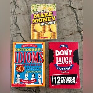 Fun Joke, How to Make Money for Kids and Idiom Book Set
